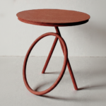 Artistic Loop-Leg Side Table
