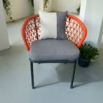 Ribbon-Weave Dining Chair