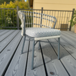 Braided-Rope Accent Outdoor Chair