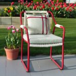 Crisscross Rope-Back Outdoor Chair