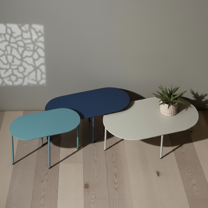 Three-Piece Modern Nesting Tables